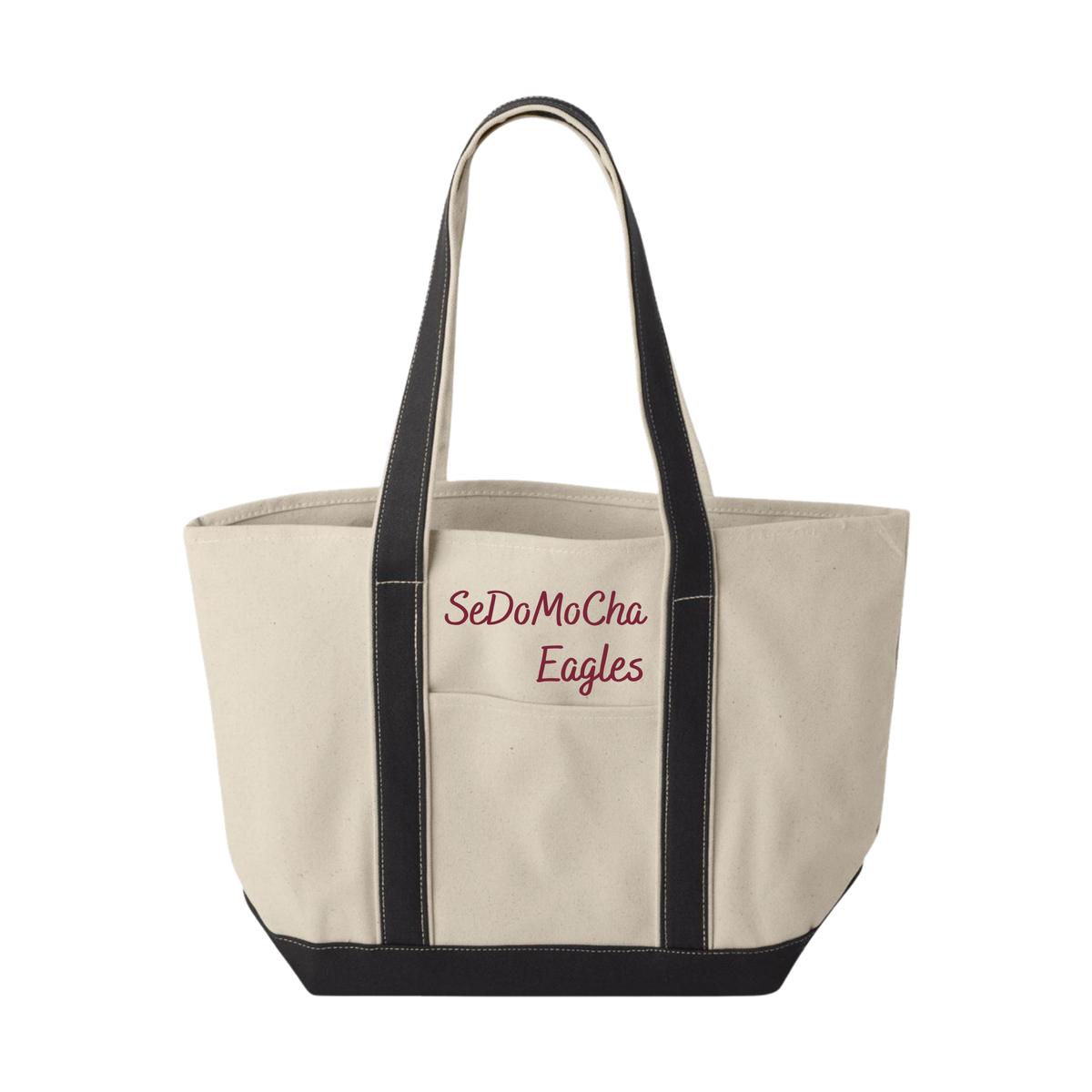 SeDoMoCha Eagles Embroidered Canvas Tote