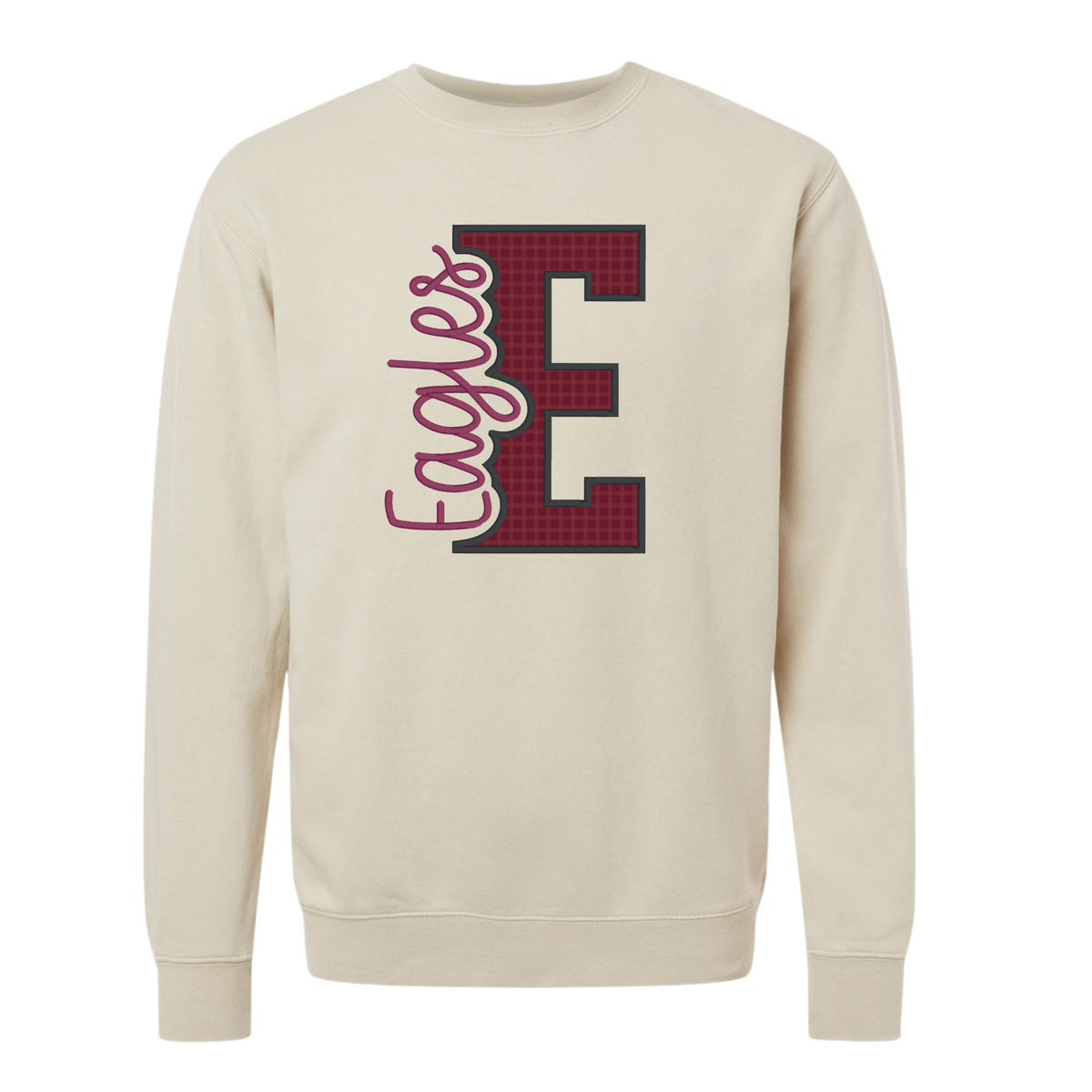 SeDoMoCha Eagles Applique Crewneck