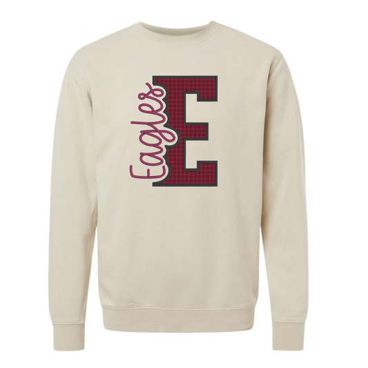 SeDoMoCha Eagles Applique Crewneck