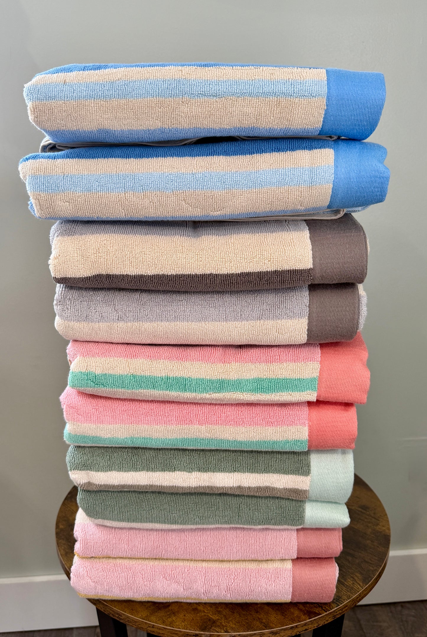 Beach towel with Custom Embroidered Name 40" x 72"