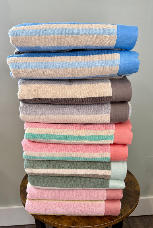 Beach towel with Custom Embroidered Name 40" x 72"